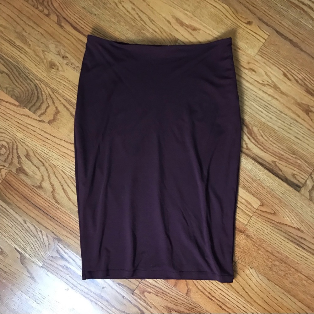 T. Alexander Wang Purple Midi Skirt